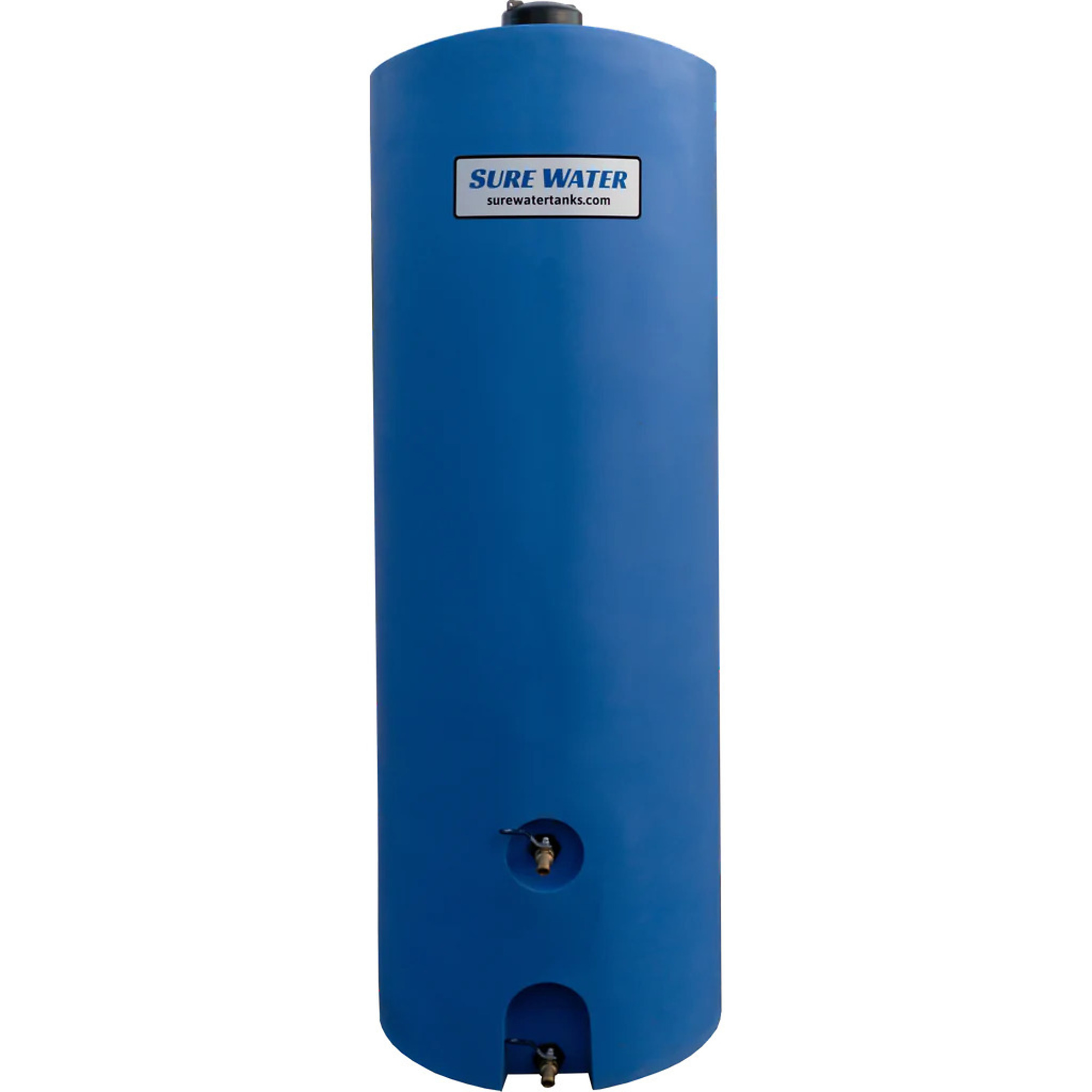 Sure Water, 260G Plastic Emergency Water Storage Tank, Max. Capacity 260 Gal, Max. PSI 0 Material Polyethylene, Model# WW-260 GAL